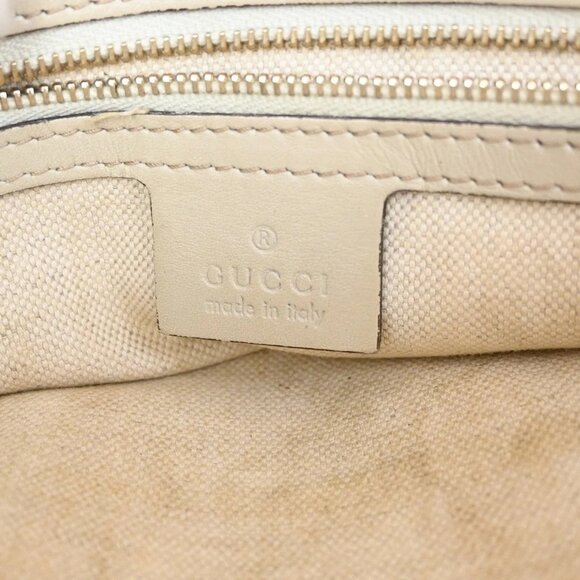 GUCCI Sherry GG Pattern 2way Shoulder HandBag Canvas Leather BN WE - Picture 10 of 15